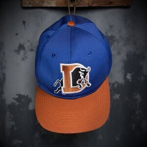 Durham Bulls MiLB Blue Orange Baseball  Adjustable OC Sports Hat